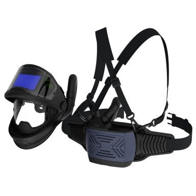 Suvirintojo skydelis FS1 su PAPR A6 oro valymo sistema Suvirintojo skydelis FS1 su PAPR A6 oro valymo sistema