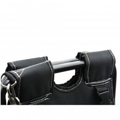 Sudedama kėdutė su įrankių krepšiu ir kišenėmis 1