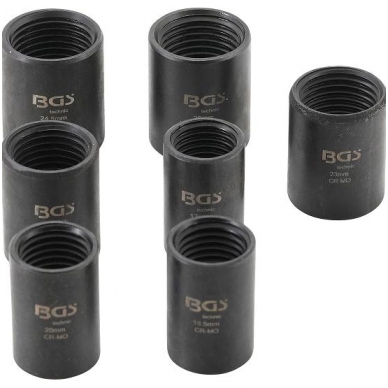 Sugadintų varžtų ištraukimo komplektas 12,5mm(1/2") 17-26mm 7vnt. 2