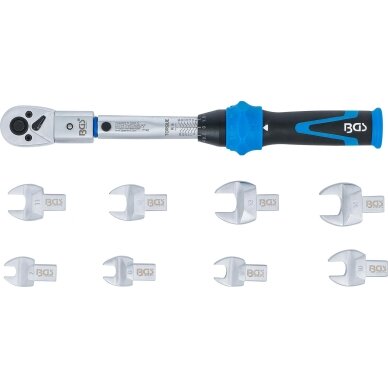Sukimo momento veržliarakčio rinkinys | dinamometras | 6.3 mm (1/4") | 6 - 30 Nm | 10 vnt. BGS 2 Sukimo momento veržliarakčio rinkinys | dinamometras | 6.3 mm (1/4") | 6 - 30 Nm | 10 vnt. BGS 2