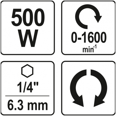 Suktuvas 500W 2