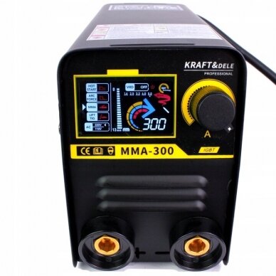Suvirinimo aparatas inverterinis MMA 300A LCD Kraftdele KD1868 3