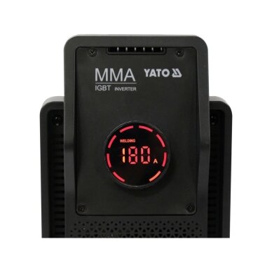 Suvirinimo aparatas inverterterinis MMA 180A YATO 4 Suvirinimo aparatas inverterterinis MMA 180A YATO 4