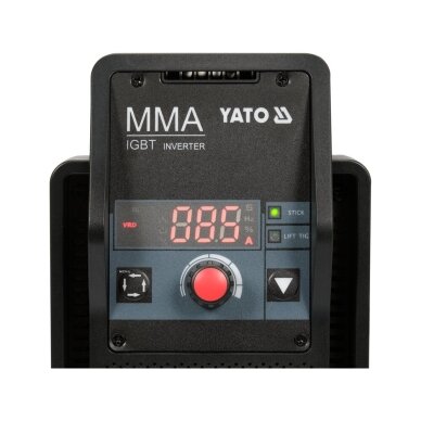 Suvirinimo aparatas inverterterinis MMA su PFC 200A YATO 5 Suvirinimo aparatas inverterterinis MMA su PFC 200A YATO 5