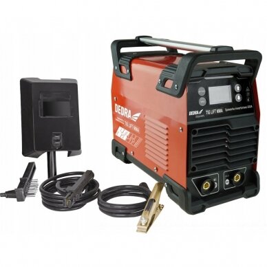 Suvirinimo aparatas MMA200A + TIG Lift LCD DEDRA DESI201MTL Suvirinimo aparatas MMA200A + TIG Lift LCD DEDRA DESI201MTL