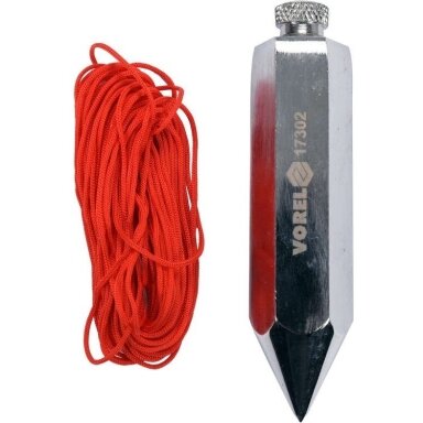 Svambalas plieninis | su pinta virve | 140g / 4.5 m 17302 VOREL