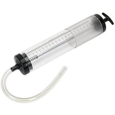 Švirkštas skystam tepalui skaidrus lanksti žarnelė 500ml Švirkštas skystam tepalui skaidrus lanksti žarnelė 500ml