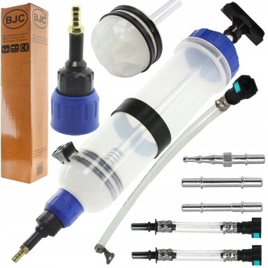 Švirkštas/rankinė pompa 1,5L su adapteriu rinkiniu BJC (M78303)