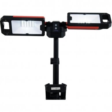 Šviesos diodų akumulatorinė lempa / prožektorius 220V / LI-ION su trikoju 5000lm 1 Šviesos diodų akumulatorinė lempa / prožektorius 220V / LI-ION su trikoju 5000lm 1