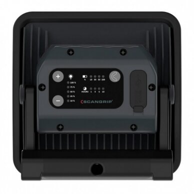 Šviestuvas LED NOVA R įkraunamas IP67 6500K 2000lm, Scangrip 8 Šviestuvas LED NOVA R įkraunamas IP67 6500K 2000lm, Scangrip 8