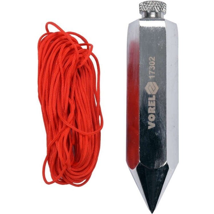Svambalas plieninis | su pinta virve | 140g / 4.5 m 17302 VOREL