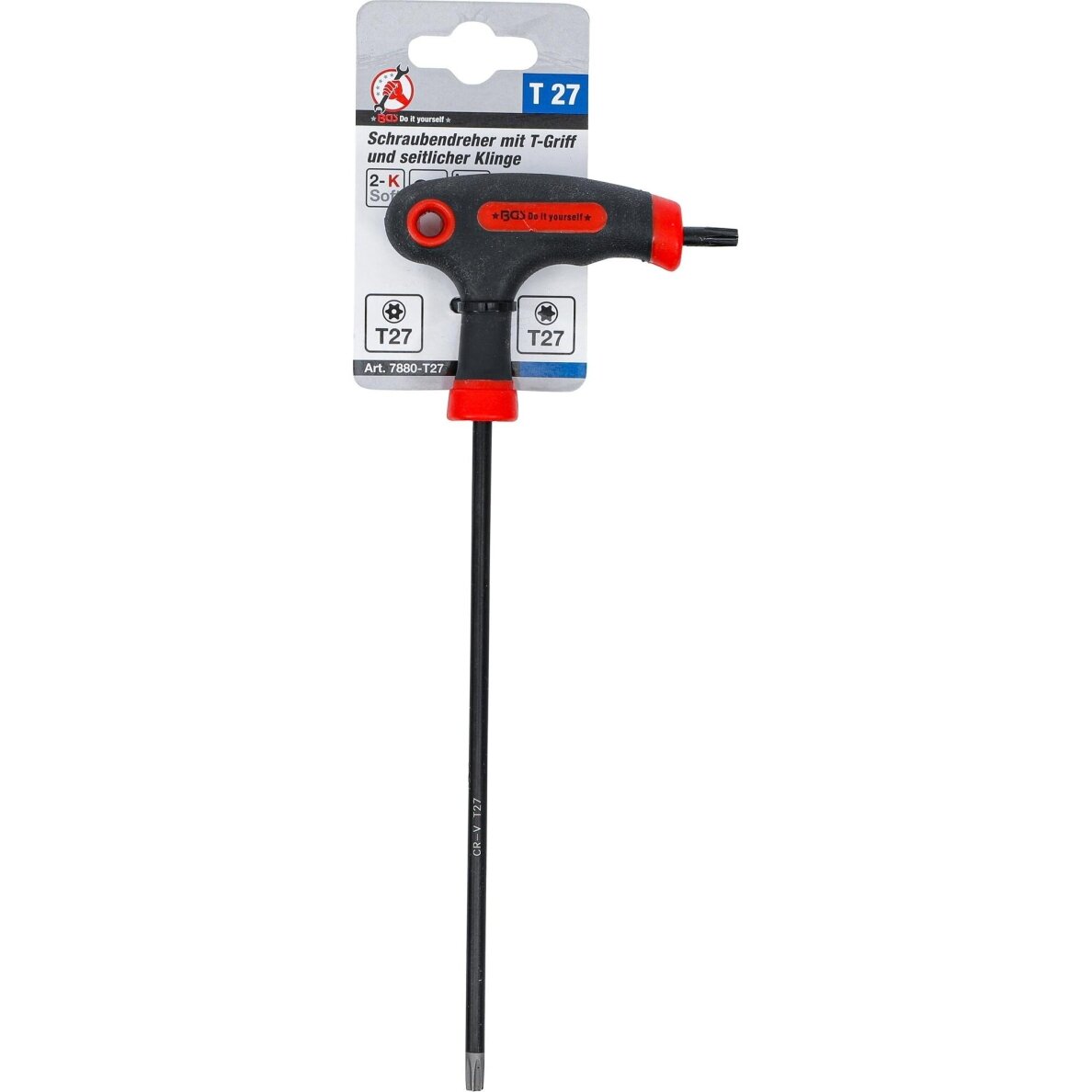 T tipo atsuktuvas T-Star su skyle / be skylės (Torx) | T27 BGS 3