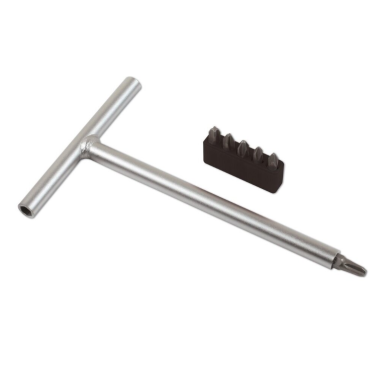 T tipo rankena + JIS 1/4'' antgalių rinkinys 6vnt. ELLIENT TOOLS