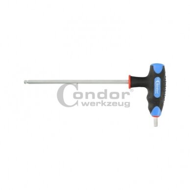 T-formos raktas HEX 6 x 160 mm, 6-kampis T-formos raktas HEX 6 x 160 mm, 6-kampis