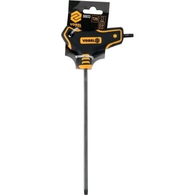 T tipo atsuktuvas su rankena | T-Star (Torx) | T25 VOREL 2 T tipo atsuktuvas su rankena | T-Star (Torx) | T25 VOREL 2