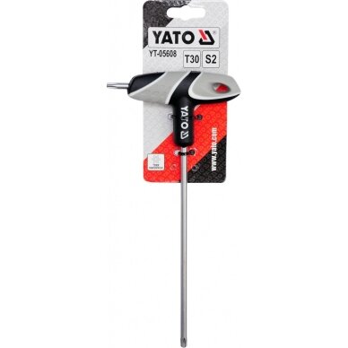 T tipo atsuktuvas TORX su rankena T30 YATO 2