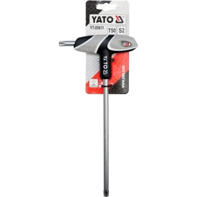 T tipo atsuktuvas TORX su rankena T50 YATO 2