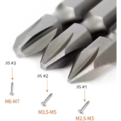T tipo rankena + JIS 1/4'' antgalių rinkinys 6vnt. ELLIENT TOOLS 3
