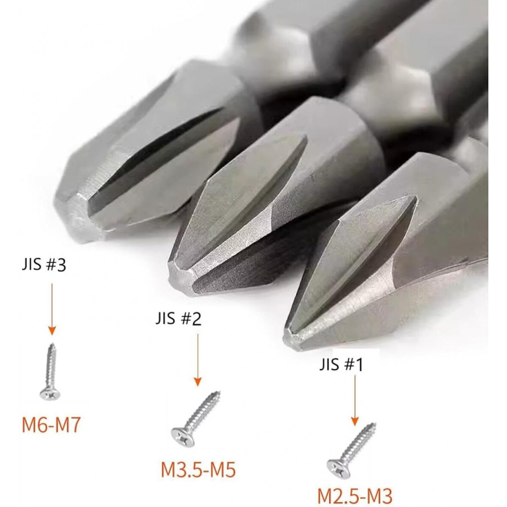 T tipo rankena + JIS 1/4'' antgalių rinkinys 6vnt. ELLIENT TOOLS 3