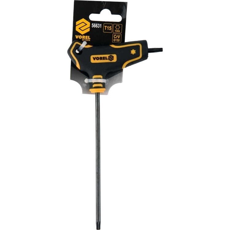 T tipo atsuktuvas su rankena | T-Star (Torx) | T15 VOREL 2 T tipo atsuktuvas su rankena | T-Star (Torx) | T15 VOREL 2