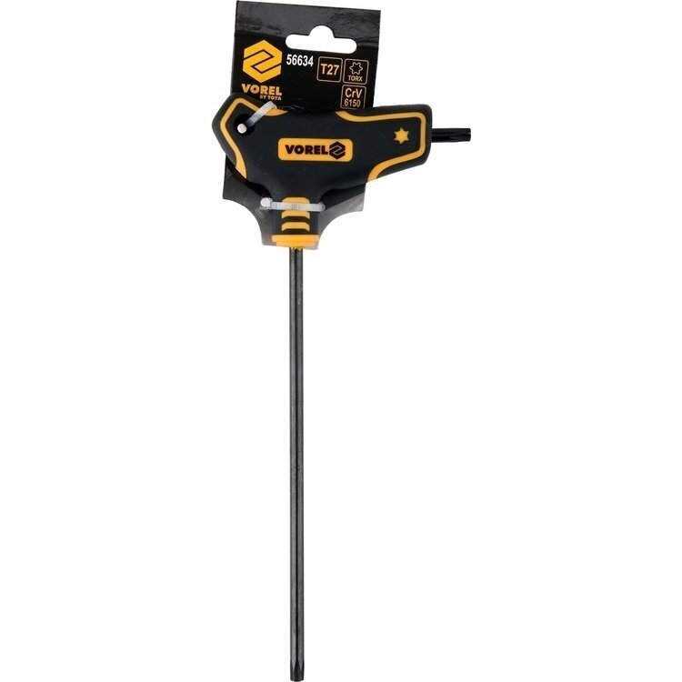 T tipo atsuktuvas su rankena | T-Star (Torx) | T27 VOREL 2 T tipo atsuktuvas su rankena | T-Star (Torx) | T27 VOREL 2