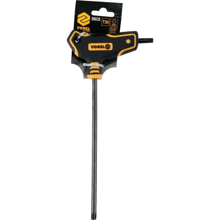 T tipo atsuktuvas su rankena | T-Star (Torx) | T30 VOREL 2 T tipo atsuktuvas su rankena | T-Star (Torx) | T30 VOREL 2