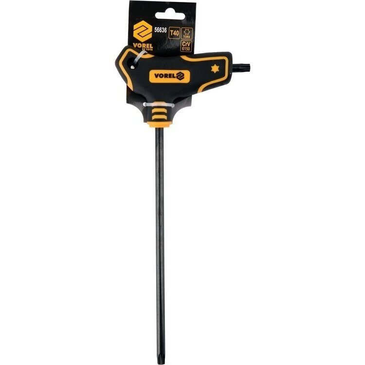 T tipo atsuktuvas su rankena | T-Star (Torx) | T40 VOREL 2 T tipo atsuktuvas su rankena | T-Star (Torx) | T40 VOREL 2