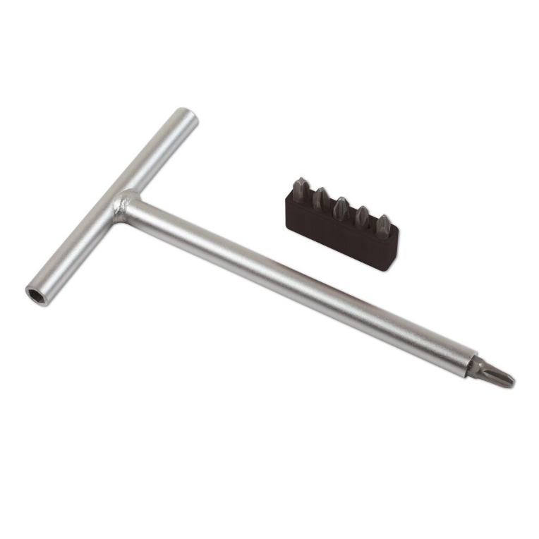 T tipo rankena + JIS 1/4'' antgalių rinkinys 6vnt. ELLIENT TOOLS