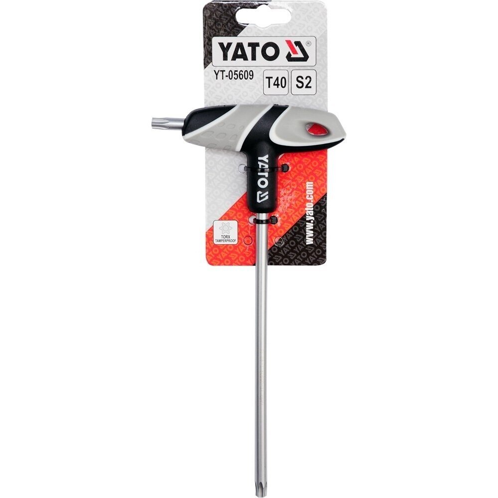 T tipo atsuktuvas TORX su rankena T40 YATO 2