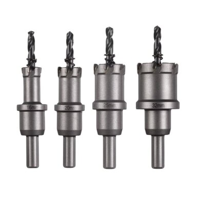 TCT karūnų rinkinys 4 dalių MILWAUKEE 4932479058 TCT karūnų rinkinys 4 dalių MILWAUKEE 4932479058