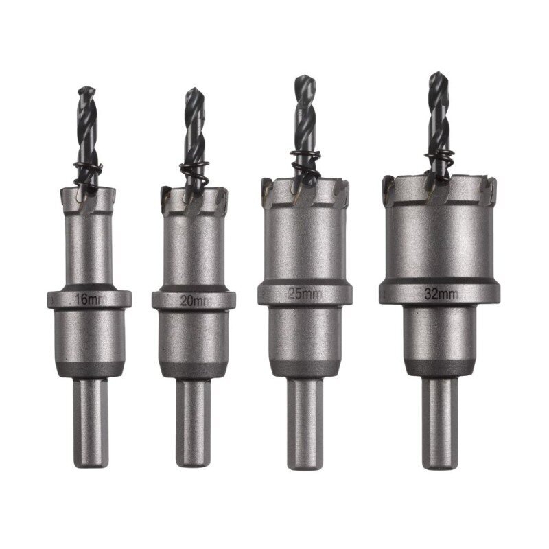 TCT karūnų rinkinys 4 dalių MILWAUKEE 4932479058 1 TCT karūnų rinkinys 4 dalių MILWAUKEE 4932479058 1