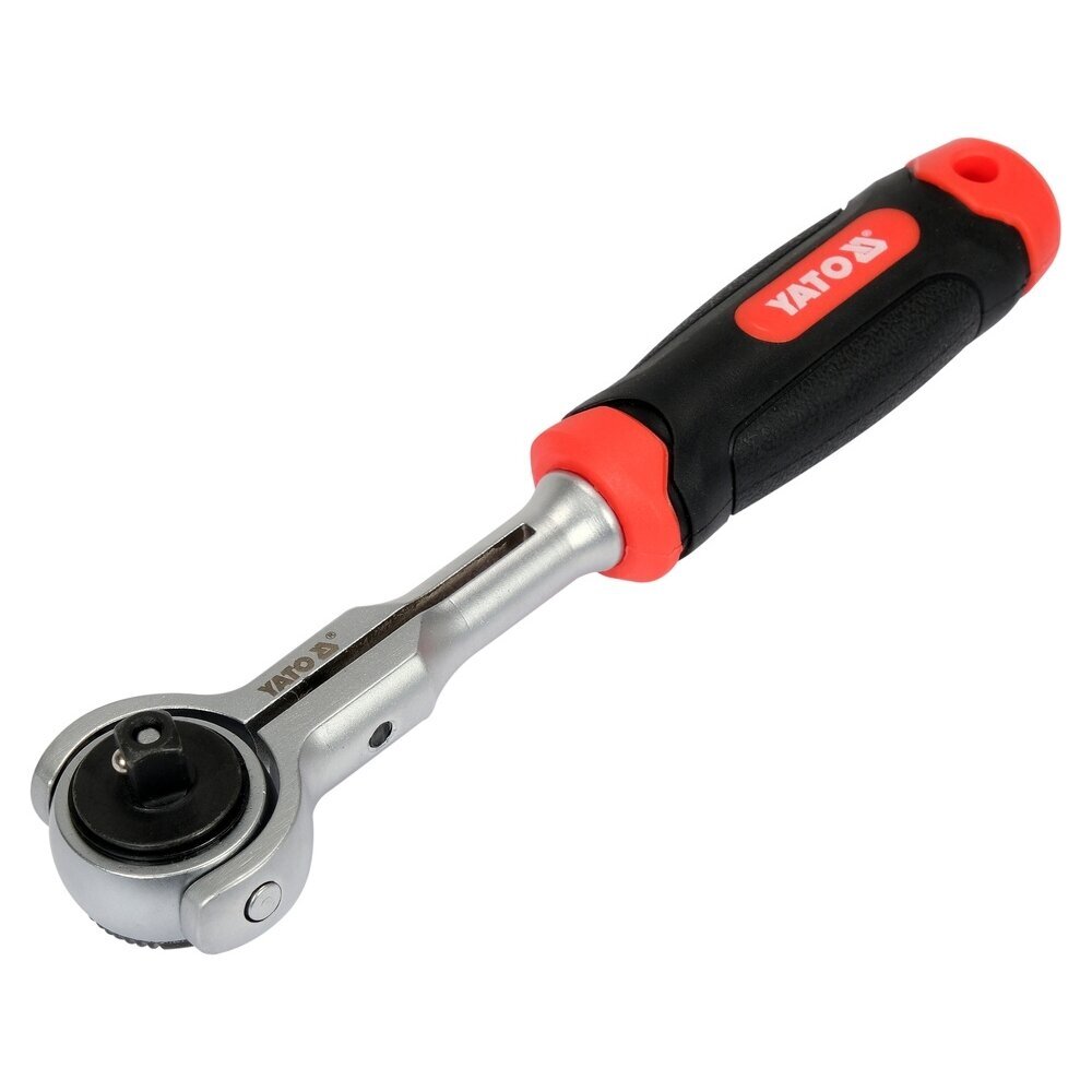 Terkšlinis raktas šarnyrinis 180° smulkūs dantukai 6.3 mm 1/4" YT-07200 YATO 2