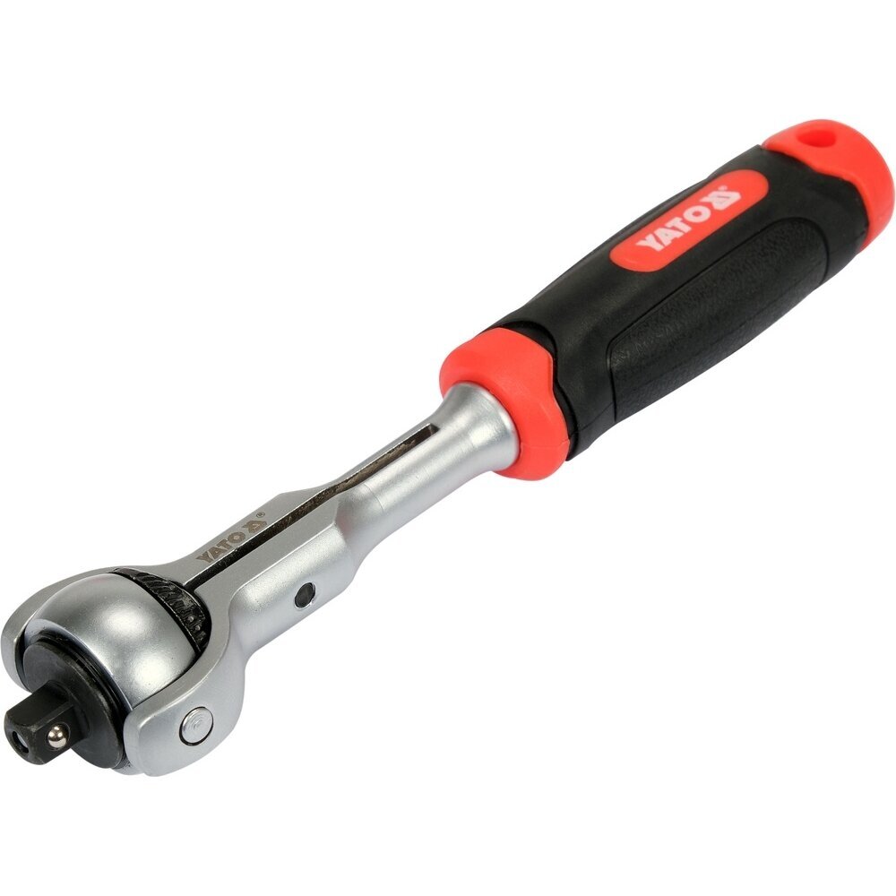 Terkšlinis raktas šarnyrinis 180° smulkūs dantukai 6.3 mm 1/4" YT-07200 YATO 3