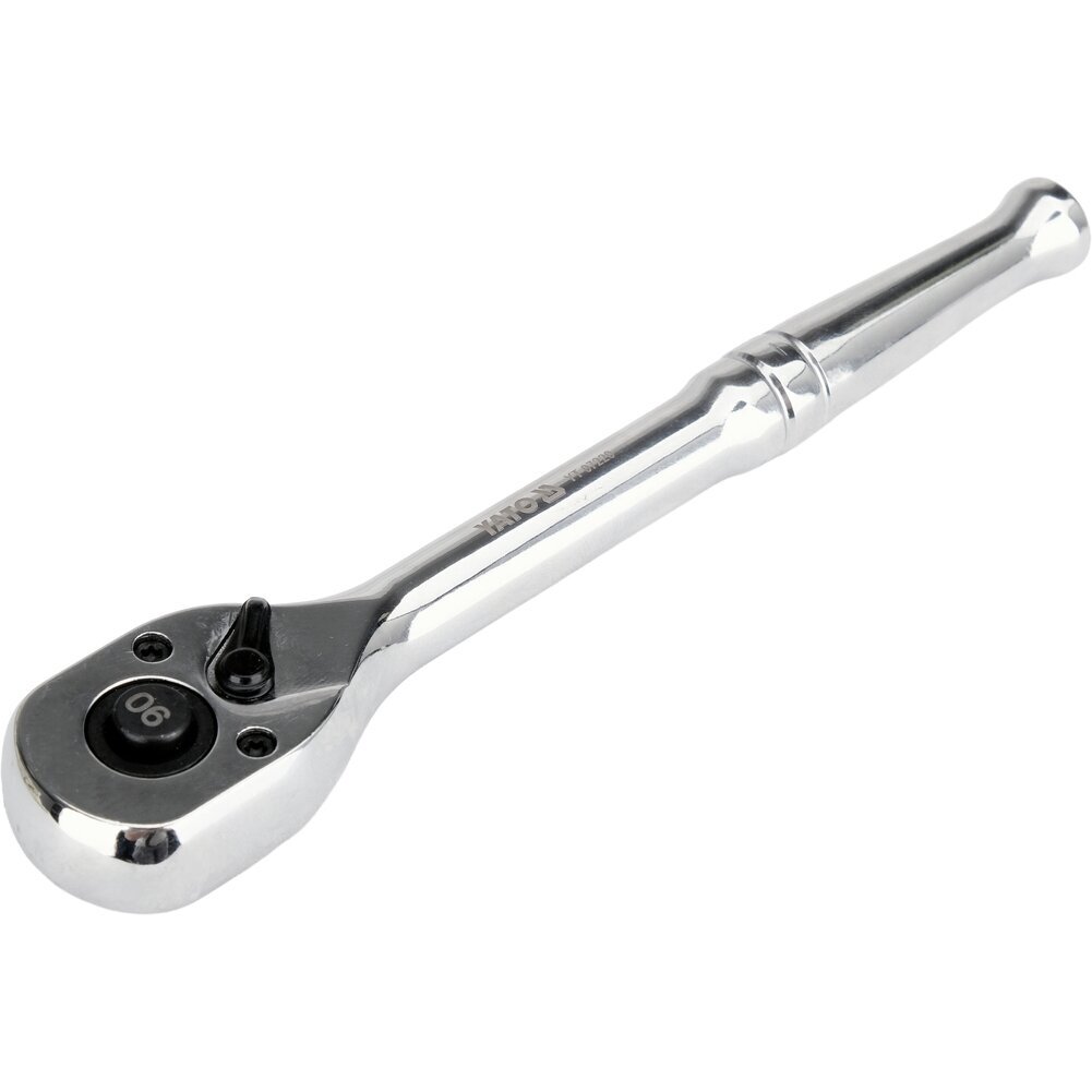 Terkšlė galvutėms chromuota | 1/4" | 150 mm | 90 dantukų YATO 3 Terkšlė galvutėms chromuota | 1/4" | 150 mm | 90 dantukų YATO 3
