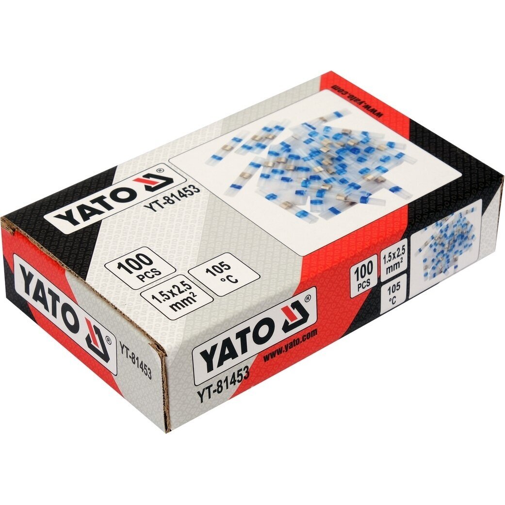 Termo movos laidams sujungti 1,5–2,5 mm² – YATO YT-81453, 100 vnt. 3