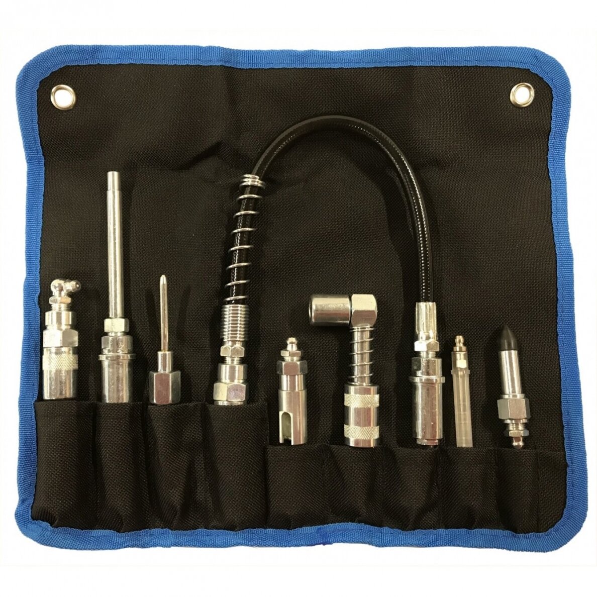 Tepimo pistoleto priedų komplektas 8vnt. Essen Tools GG8A 2 Tepimo pistoleto priedų komplektas 8vnt. Essen Tools GG8A 2
