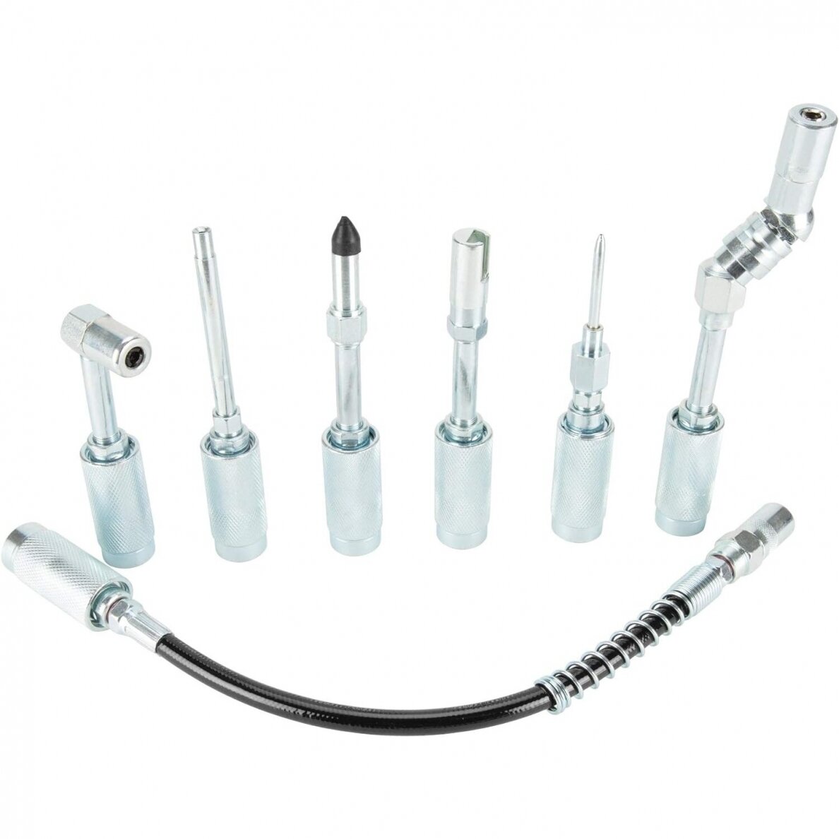 Tepimo pistoleto priedų komplektas 8vnt. Essen Tools GG8A Tepimo pistoleto priedų komplektas 8vnt. Essen Tools GG8A