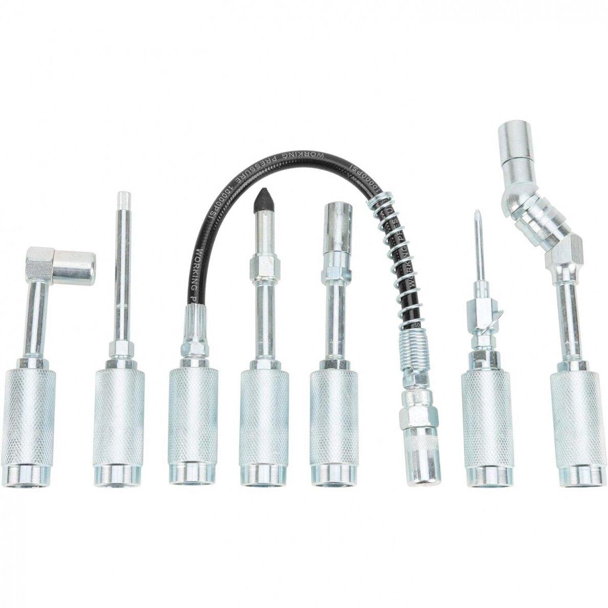 Tepimo pistoleto priedų komplektas 8vnt. Essen Tools GG8A 1 Tepimo pistoleto priedų komplektas 8vnt. Essen Tools GG8A 1