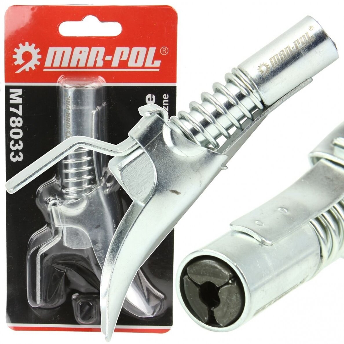 Tepimo preso antgalis greito užspaudimo M78033 Tepimo preso antgalis greito užspaudimo M78033