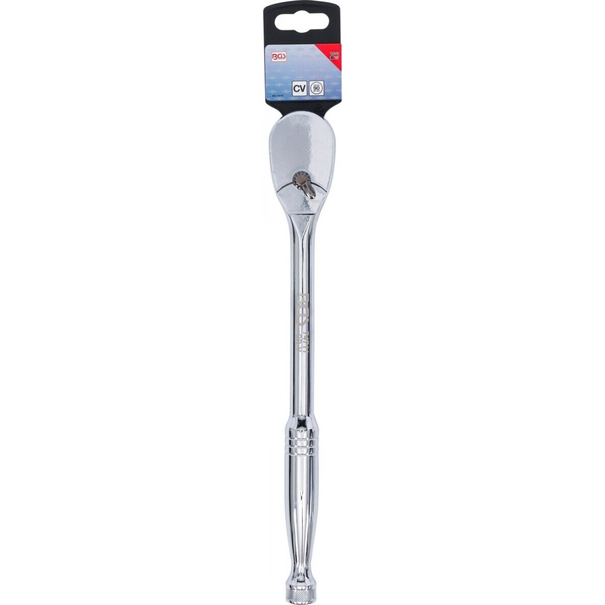 Terkšlinis raktas su perjungimu | 12.5 mm (1/2") | CrV | smulkūs dantukai BGS 5