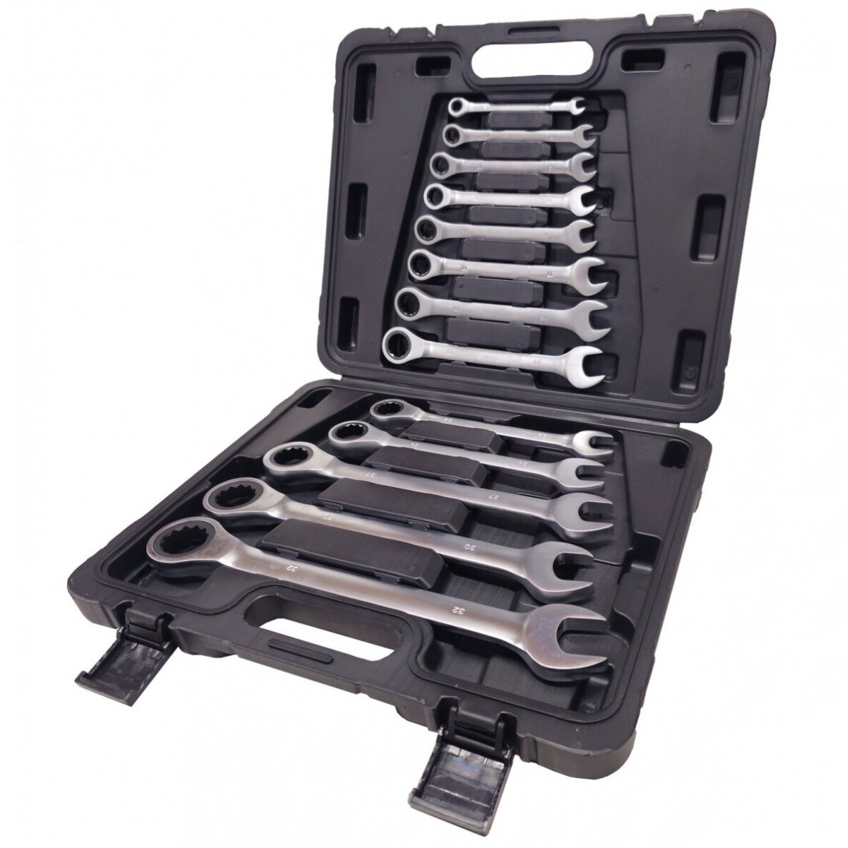 Terkšliniai raktai, komplektas 8-32mm 13vnt. Essen Tools SK5005 Terkšliniai raktai, komplektas 8-32mm 13vnt. Essen Tools SK5005