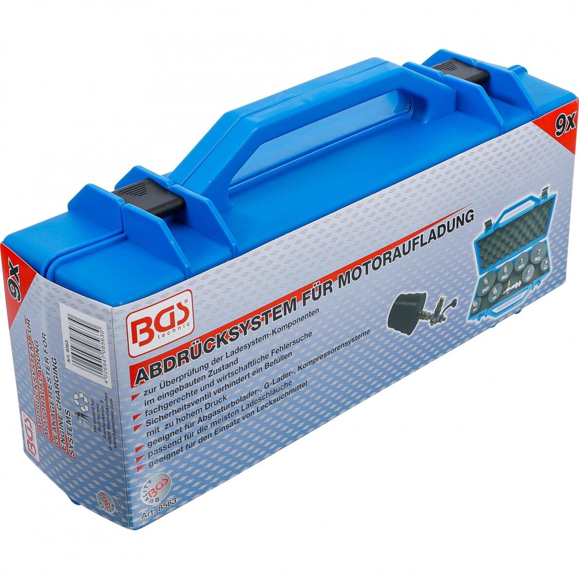 Testavimo rinkinys turbo sistemoms BGS-technic 5