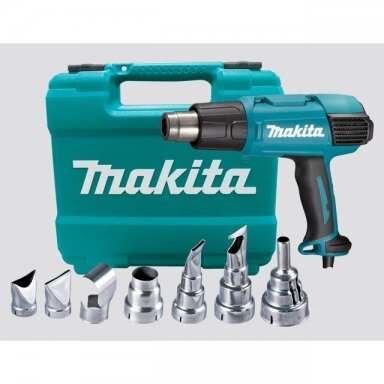 Techninis fenas - orapūtė MAKITA HG6531CK 50-650°C, 2000W LCD Techninis fenas - orapūtė MAKITA HG6531CK 50-650°C, 2000W LCD