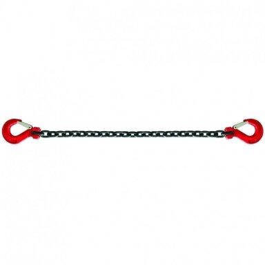 Tempimo grandinė su kabliais 6.25T 3.5m x 10mm