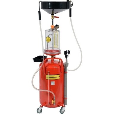 Tepalo išleidimo talpa su išsiurbimu ir kontroliniu bakeliu 90L H0719 Essen Tools
