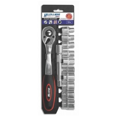 Terkšlė didelė su galvutėmis 1/2" Hillen&Mohr Terkšlė didelė su galvutėmis 1/2" Hillen&Mohr
