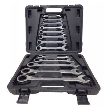Terkšliniai raktai, komplektas 8-32mm 13vnt. Essen Tools SK5005 Terkšliniai raktai, komplektas 8-32mm 13vnt. Essen Tools SK5005