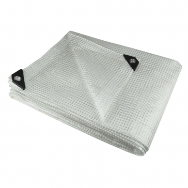 Tentas 100 g/m2, skaidrus, sustiprintas DEDRA, 2x3/ 3x5/ 4x5 m Tentas 100 g/m2, skaidrus, sustiprintas DEDRA, 2x3/ 3x5/ 4x5 m