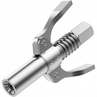 Tepimo preso antgalis greito užspaudimo 6 segmentų M10X1MM 1/8" Tepimo preso antgalis greito užspaudimo 6 segmentų M10X1MM 1/8"