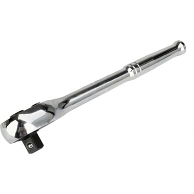 Terkšlė galvutėms chromuota | 1/2" | 250 mm | 90 dantukų YATO 5 Terkšlė galvutėms chromuota | 1/2" | 250 mm | 90 dantukų YATO 5